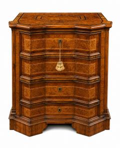 Northern Italian Louis XVI Burl Walnut Marquetry Commode Circa 1770 - 4692891