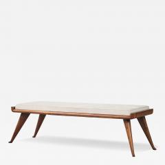 Northern Italian Walnut Long Bench Italy circa 1940 - 4391758