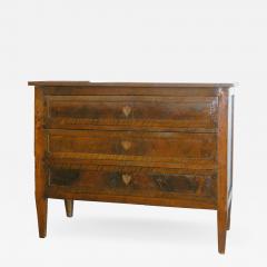 Northern Italian Walnut commode 19th c  - 704913