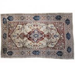 Northwest Persian Silk Heriz Carpet Rug Circa 1820 1875 Ghadjar Dynasty - 3202172