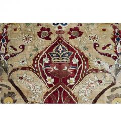Northwest Persian Silk Heriz Carpet Rug Circa 1820 1875 Ghadjar Dynasty - 3202175
