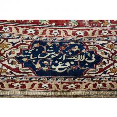 Northwest Persian Silk Heriz Carpet Rug Circa 1820 1875 Ghadjar Dynasty - 3202194