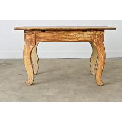 Norwegian 18th Century Rococo Painted Table - 4542076