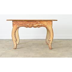 Norwegian 18th Century Rococo Painted Table - 4542087
