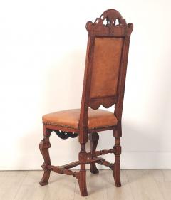 Norwegian Baroque Chair circa 1700 - 4649955
