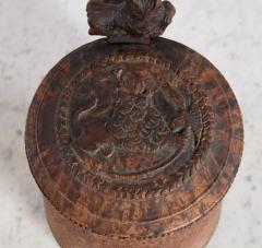 Norwegian Burlwood Tankard dated 1707 - 4690314