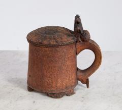 Norwegian Burlwood Tankard dated 1707 - 4690327