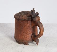 Norwegian Burlwood Tankard dated 1707 - 4690329
