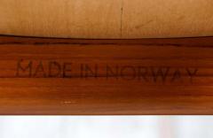 Norwegian Modern Sculpted Teak Arm Chairs - 2254476
