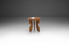 Norwegian Wooden Stool with Carved Legs Norway Early 20th Century - 3105362