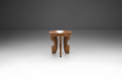 Norwegian Wooden Stool with Carved Legs Norway Early 20th Century - 3105363