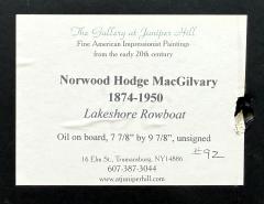 Norwood Hodge MacGilvary Lakeshore Rowboat  - 4787998