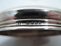 Nostalgic Motoring Days English Sterling Silver Enamel Vanity Jar - 3748669