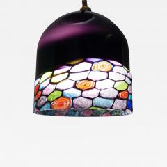Noti Massari Italian Glass Dome Pendant by Leucos 1960s - 1812890