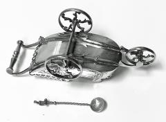 Novelty silver plate Chariot Carriage Continental C 1870 - 3271614