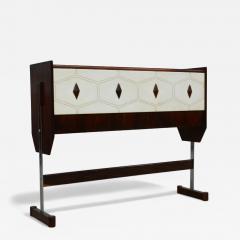 Novo Rumo Bar in Hardwood Metal Novo Rumo 1960s Lot 130A - 4352263