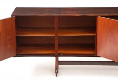 Novo Rumo Brazilian Modern Rosewood Credenza With Bow Design by Novo Rumo 1960s  - 4696422