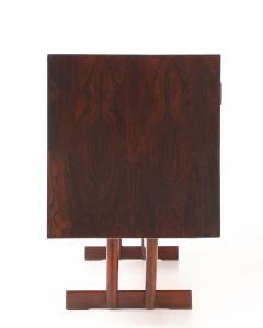 Novo Rumo Brazilian Modern Rosewood Credenza With Bow Design by Novo Rumo 1960s  - 4696428