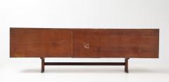 Novo Rumo Brazilian Modern Rosewood Credenza With Bow Design by Novo Rumo 1960s  - 4696429