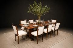 Novo Rumo Dining Table in Cavi na Wood by Novo Rumo Brazilian Modern 1960s - 4586268