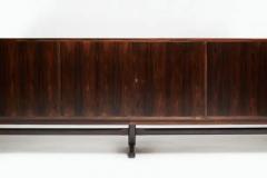 Novo Rumo Mid Century Modern Credenza in Hardwood Brass by Novo Rumo 1960 Brazil - 3186923