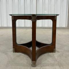 Novo Rumo Mid Century Modern Side Table in Bentwood Glass by Novo Rumo 1960s Brazil - 3511559