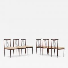 Novo Rumo Untitled set of 6 Chairs by Novo Rumo 1950 - 3778316