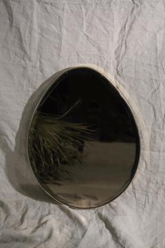 Novocastrian English Contemporary Egg Shaped Wall Mirror - 4603389