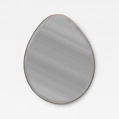Novocastrian English Contemporary Egg Shaped Wall Mirror - 4604617