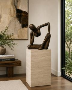 Nubia Liliana M ndez Meditation Limited Edition Bronze Sculpture Colombia 05 - 4765392
