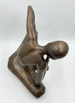 Nubia Liliana M ndez Meditation Limited Edition Bronze Sculpture Colombia 05 - 4765413