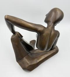Nubia Liliana M ndez Meditation Limited Edition Bronze Sculpture Colombia 05 - 4765415