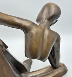 Nubia Liliana M ndez Meditation Limited Edition Bronze Sculpture Colombia 05 - 4765419