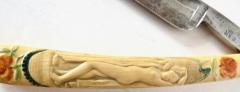 Nude Theme and Roses Straight Razor Germany 1905 - 2731411