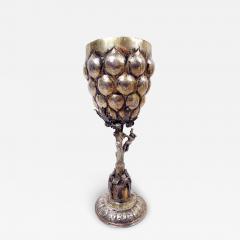Nuremberg Baroque Silver Gilt Grape Goblet 18th Century - 4546130