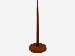 Nybro Armaturfabrik Floor Lamp Wood Metal Fabric Sweden 1940s - 4451197