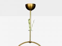 Nybro Armaturfabrik Pendant Light Brass Metal Sweden 1950s - 4754546