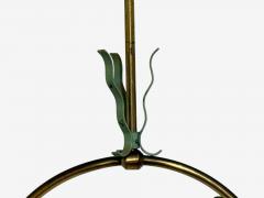 Nybro Armaturfabrik Swedish Modern Brass Metal Pendant Light Sweden 1950s - 4120461