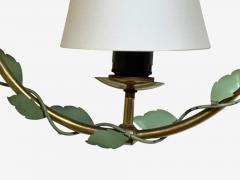 Nybro Armaturfabrik Swedish Modern Brass Metal Pendant Light Sweden 1950s - 4120462