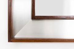 Nybro Fr seke Midcentury Scandinavian Rosewood and Aluminium Mirror by Fr seke - 847297