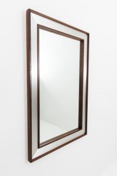 Nybro Fr seke Midcentury Scandinavian Rosewood and Aluminium Mirror by Fr seke - 847300