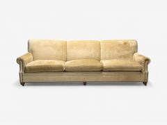 O Henry House Large Traditional Sofa and Ottoman Velvet USA 2000s - 3988170