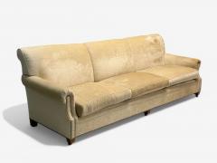 O Henry House Large Traditional Sofa and Ottoman Velvet USA 2000s - 3988172