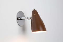 O Luce 1960s Giuseppe Ostuni Model 101 Brown Articulating Sconce for O Luce - 2257220