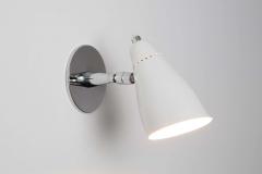 O Luce 1960s Giuseppe Ostuni Model 101 White Articulating Sconce for O Luce - 2256259