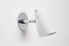 O Luce 1960s Giuseppe Ostuni Model 101 White Articulating Sconce for O Luce - 2256264