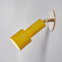 O Luce 1960s Tito Agnoli Perforated Yellow Metal Brass Sconce for O Luce - 2746391