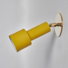 O Luce 1960s Tito Agnoli Perforated Yellow Metal Brass Sconce for O Luce - 2746392