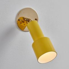 O Luce 1960s Tito Agnoli Perforated Yellow Metal Brass Sconce for O Luce - 2746396