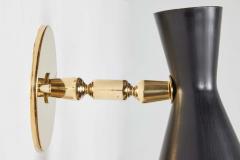 O Luce Pair of 1950s Diablo Sconces by Giuseppe Ostuni for O Luce - 2222365